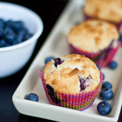 Blueberry Muffins with Cream Cheese