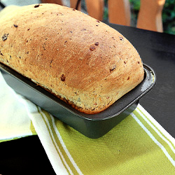 Cheddar Cheese and Olives Bread