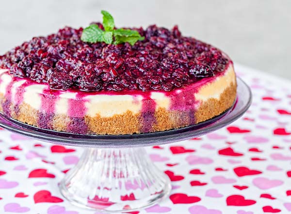 The best berry cheesecake you will ever have