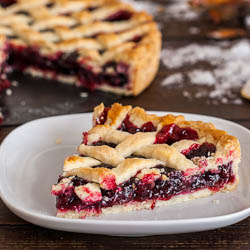 Cranberry and Blueberry Tart